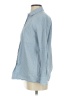 Madewell Chevron-herringbone Blue Long Sleeve Button-Down Shirt Size XXS - photo 5