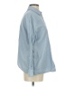 Madewell Chevron-herringbone Blue Long Sleeve Button-Down Shirt Size XXS - photo 4