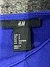 H&M Solid Blue Casual Dress Size S - photo 7