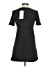Zara Solid Gray Casual Dress Size S - photo 2