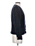 Jones New York 100% Wool Plaid Blue Wool Blazer Size 4 - photo 4