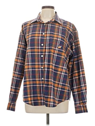 Cruel Girl Long Sleeve Button-Down Shirt (view 1)