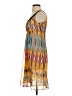 Tory Burch 100% Silk Graphic Brown Casual Dress Size 2 - photo 5
