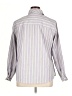 Foxcroft 100% Polyester Stripes Purple Long Sleeve Blouse Size 16W - photo 2