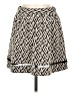 Ella Moss Chevron-herringbone Ivory Casual Skirt Size S - photo 1