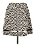Ella Moss Chevron-herringbone Ivory Casual Skirt Size S - photo 2