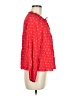 Gap 100% Rayon Red Long Sleeve Blouse Size M - photo 4