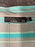 PrAna Stripes Color Block Teal Long Sleeve Button-Down Shirt Size XS - photo 7