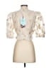 Future Collective Ivory 3/4 Sleeve Blouse Size XS - photo 2