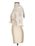 Future Collective Ivory 3/4 Sleeve Blouse Size XS - photo 5