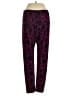 Grane Paisley Purple Casual Pants Size XL - photo 2
