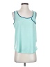 Guess 100% Polyester Teal Tank Top Size S - photo 1