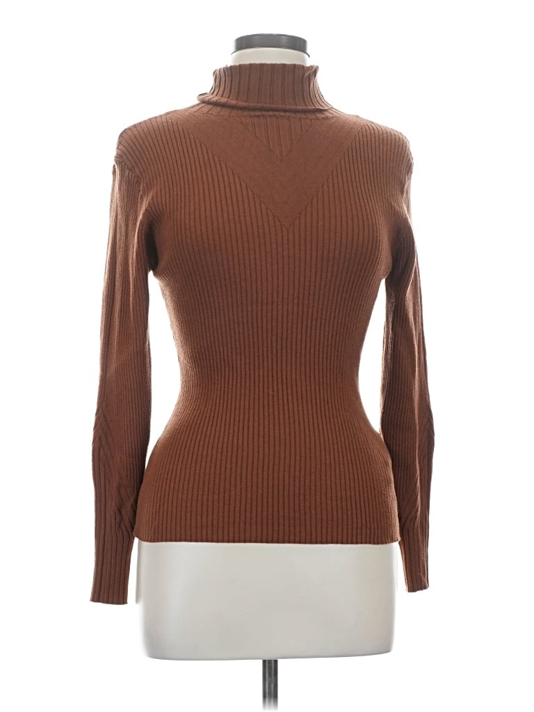 Pre-owned Varley Turtleneck Sweater In Brown