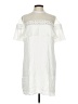 Express 100% Rayon White Casual Dress Size L - photo 1