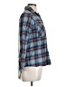Clover + Scout Plaid Paisley Aztec Or Tribal Print Blue Long Sleeve Button-Down Shirt Size L - photo 4
