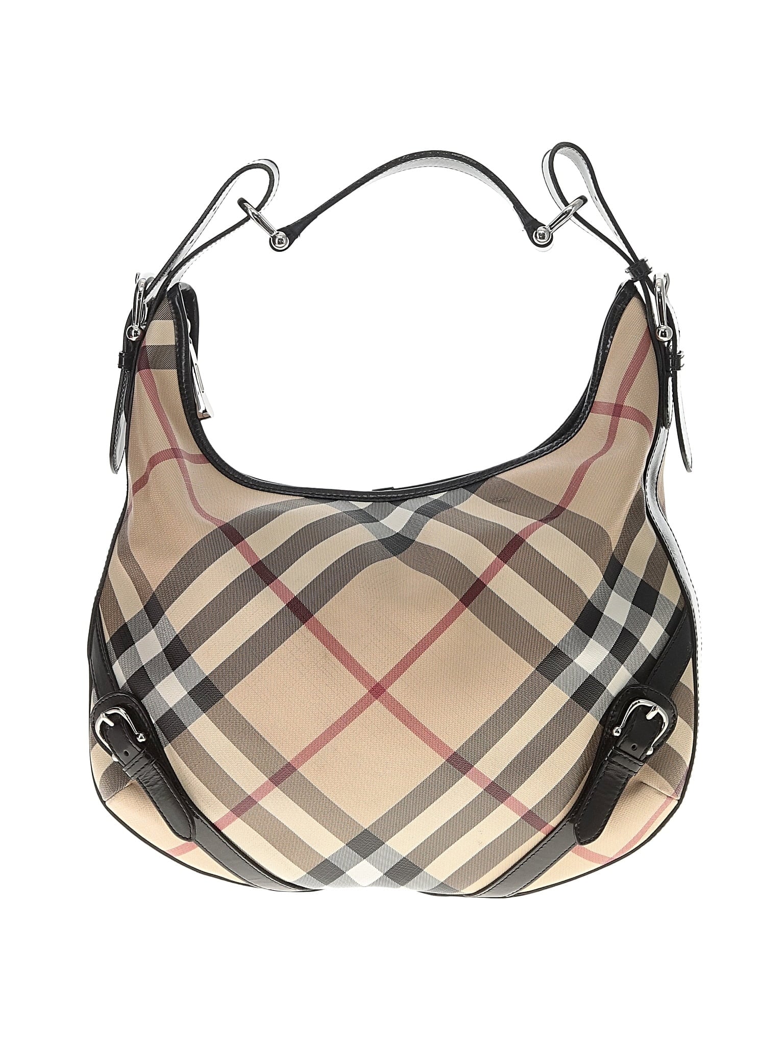 Burberry Canvas Nova Check Hobo
