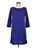 H&M Solid Blue Casual Dress Size S - photo 1