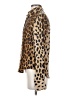 Lorenzini Animal Print Brown Long Sleeve Blouse Size 2 - photo 5