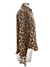 Lorenzini Animal Print Brown Long Sleeve Blouse Size 2 - photo 4