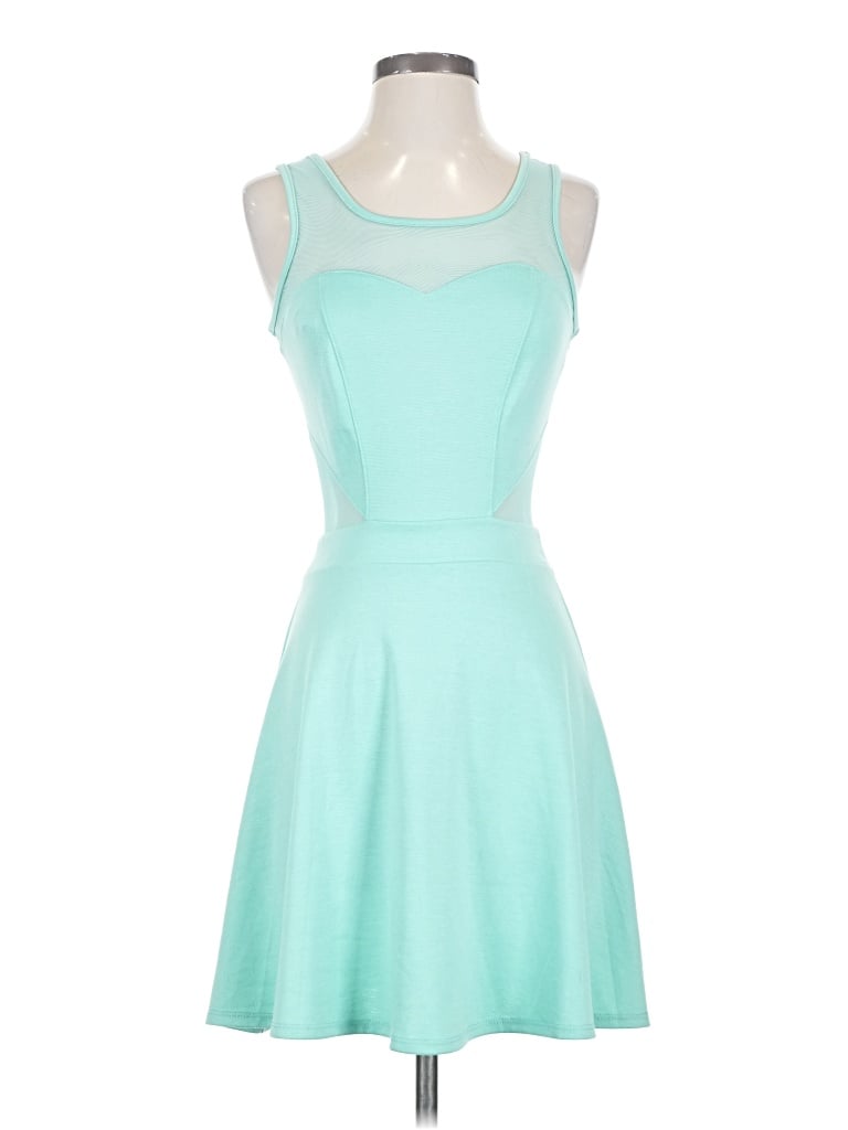 La Hearts Cocktail Dress In Blue