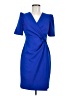 DKNY Solid Blue Cocktail Dress Size 8 (petite) - photo 1