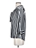 Liz McCoy Stripes Silver 3/4 Sleeve Blouse Size S - photo 5