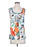Fei 100% Polyester Silver Sleeveless Blouse Size XS - photo 1