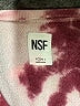 NSF Tie-dye Burgundy Pullover Sweater Size S - photo 7