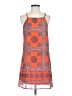 Lulus 100% Polyester Print Orange Casual Dress Size S - photo 1