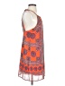 Lulus 100% Polyester Print Orange Casual Dress Size S - photo 4