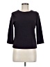 Fred David Black Purple 3/4 Sleeve Blouse Size M (petite) - photo 1