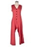 Knot Sisters Solid Red Jumpsuit Size S - photo 1