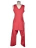 Knot Sisters Solid Red Jumpsuit Size S - photo 2