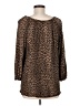MICHAEL Michael Kors Brown 3/4 Sleeve Blouse Size M - photo 2