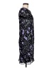 ICE 100% Polyester Print Black Casual Dress Size 6 - photo 4