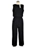 Uniqlo Solid Black Jumpsuit Size L - photo 2