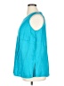 Woman Within Teal Sleeveless Blouse Size 14 (M) - photo 5