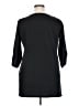 Woman Within Black 3/4 Sleeve Top Size 14 (M) - photo 2