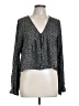 Shein 100% Polyester Black Long Sleeve Blouse Size 8 - 10 - photo 1
