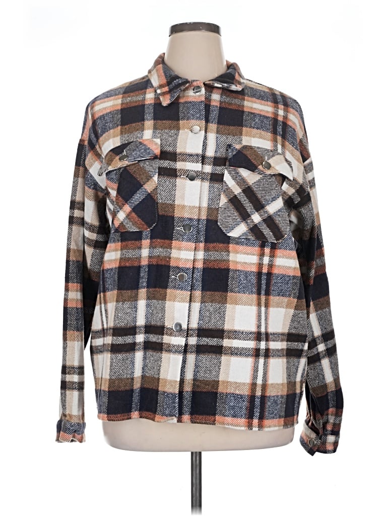 Pre-owned Michelle Mae Jacket In Brown