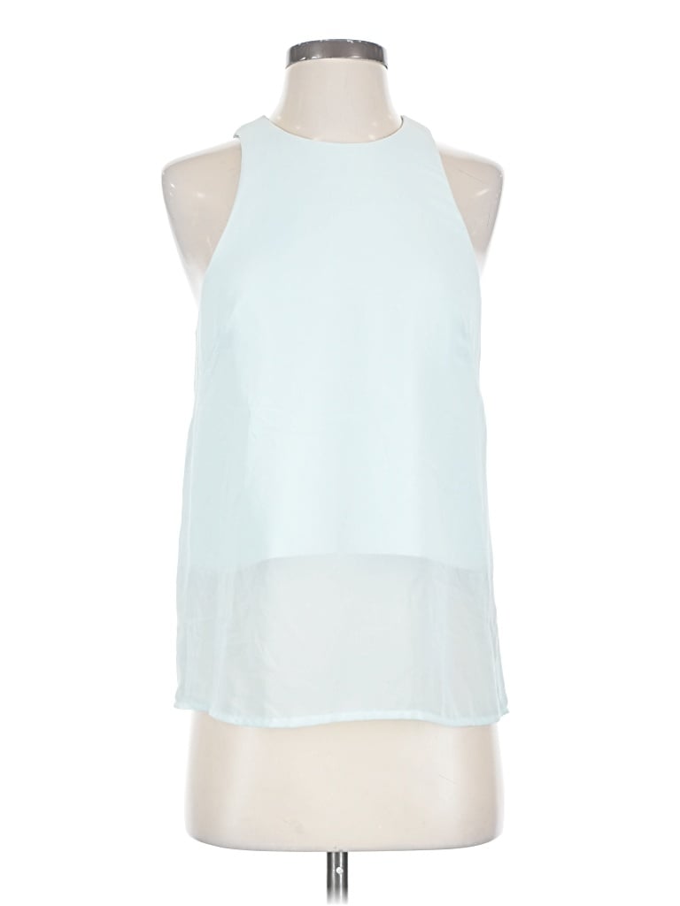 Pre-owned Finders Keepers Sleeveless Blouse In Blue