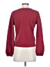 TeXTURE & THREAD Madewell Burgundy Long Sleeve Blouse Size XS - photo 2