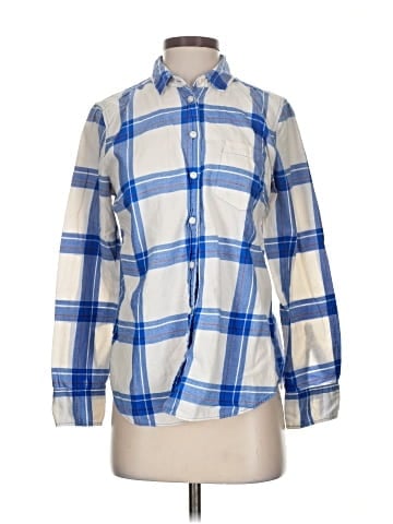 J.Crew Factory Store Long Sleeve Button-Down Shirt (view 1)