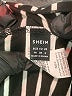 Shein 100% Polyester Stripes Black Casual Dress Size 6 - photo 7