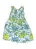 Blue Ginger 100% Rayon Tropical Green Dress Size 2 - photo 2
