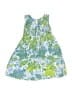 Blue Ginger 100% Rayon Tropical Green Dress Size 2 - photo 1