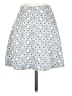 H&M 100% Polyester Print Blue Casual Skirt Size 2 - photo 2