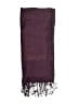 Unbranded Floral Burgundy Purple Scarf One size - photo 2