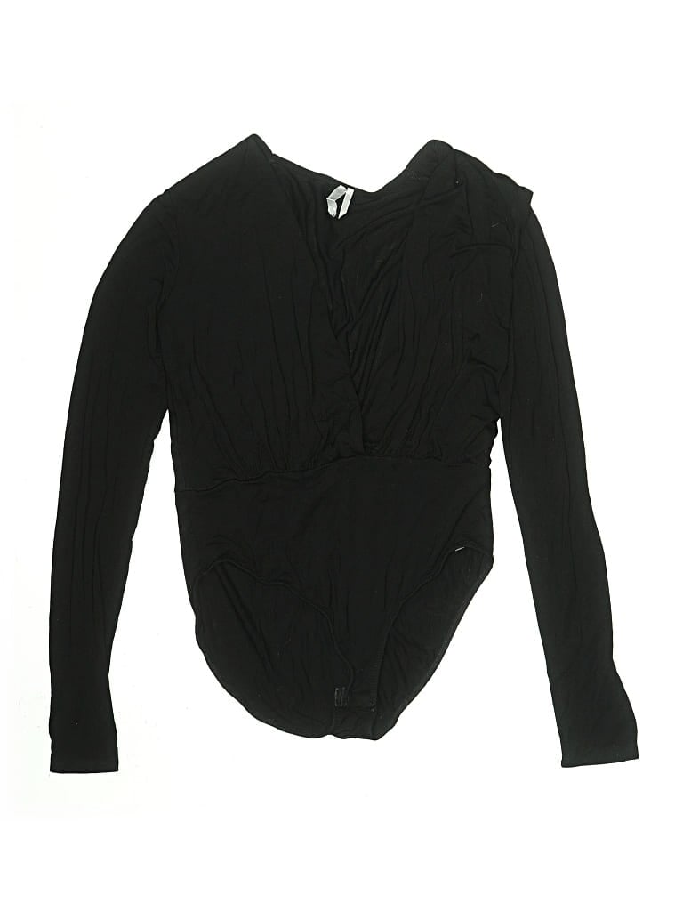 Pre-owned Out From Under Bodysuit In Black