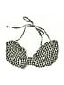 Shoshanna Checkered-gingham Black Swimsuit Top Size 30DD - photo 1